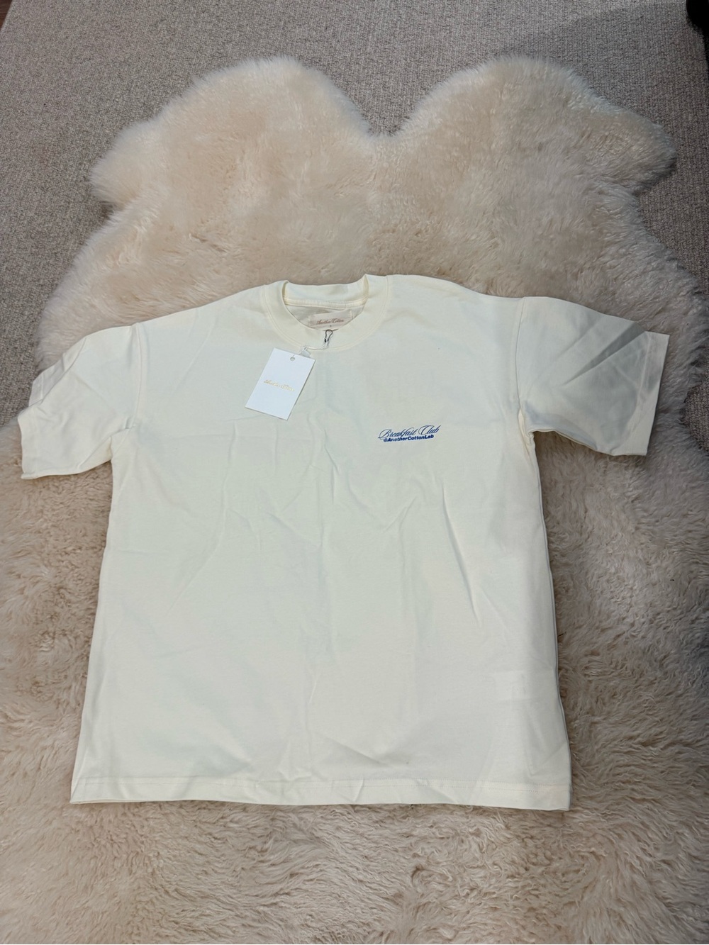Another Cotton brand Sunday morning breakfast club tee BNWT sz small